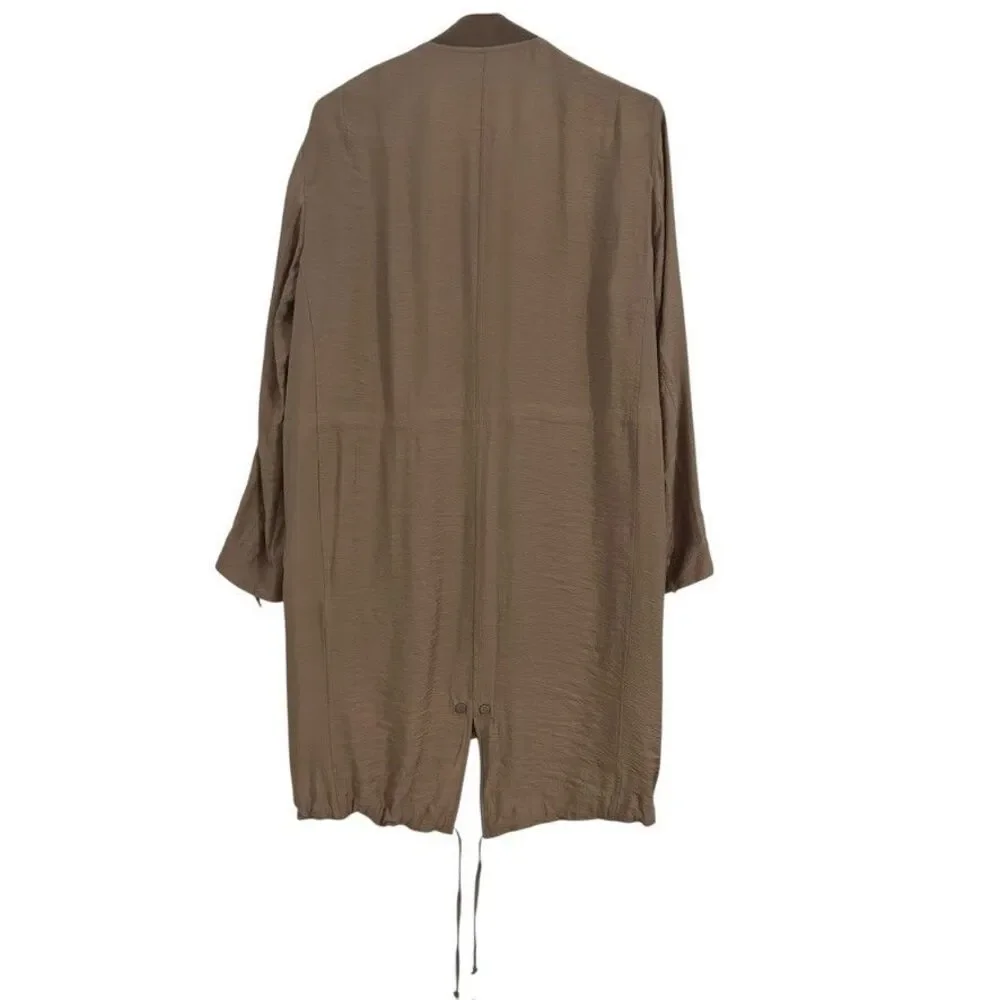 ALL SAINTS Size Small, Elio Bomber Parka Jacket Relaxed Fit Layer Slouch Street
